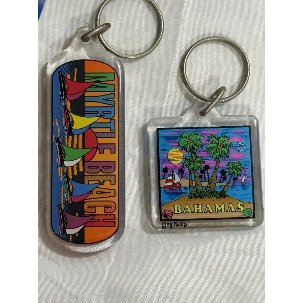 Lot Of 5 Myrtle Beach‎ South Carolina Keychains